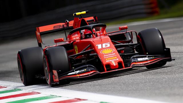 Charles Leclerc on pole for Italian GP as stewards investigate ending