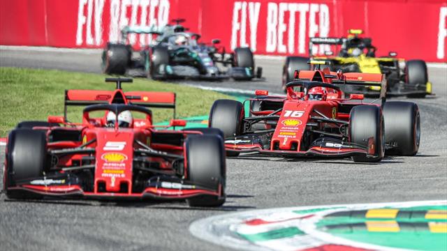 Vettel peste contre la stratégie de Ferrari et son dépassement par Leclerc