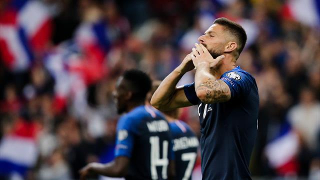 Giroud : "Mon objectif ? Les 100 sélections et rejoindre Platini"
