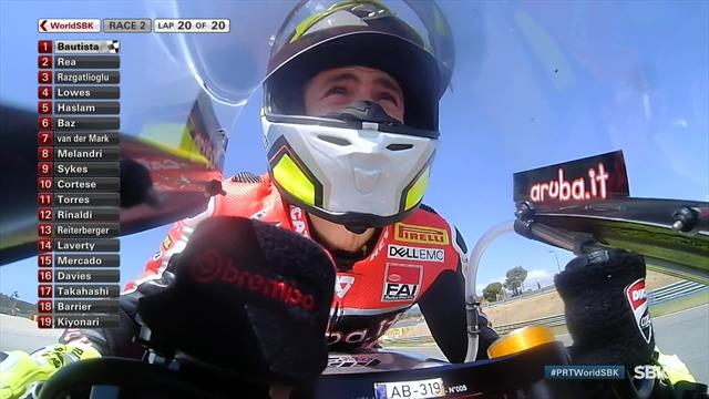 Nailbiting final lap as Rea chases Bautista Nailbiting final lap as Rea chases Bautista