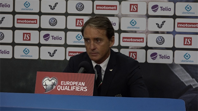 Mancini: "Altra ottima prestazione contro la Finlandia, il 2-1 ci sta anche stretto" Mancini: "Altra ottima prestazione contro la Finlandia, il 2-1 ci sta anche stretto"