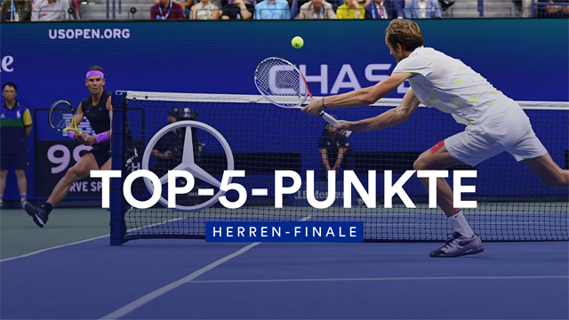Tennis-Show vom Allerfeinsten: Die besten Punkte des Finals Tennis-Show vom Allerfeinsten: Die besten Punkte des Finals