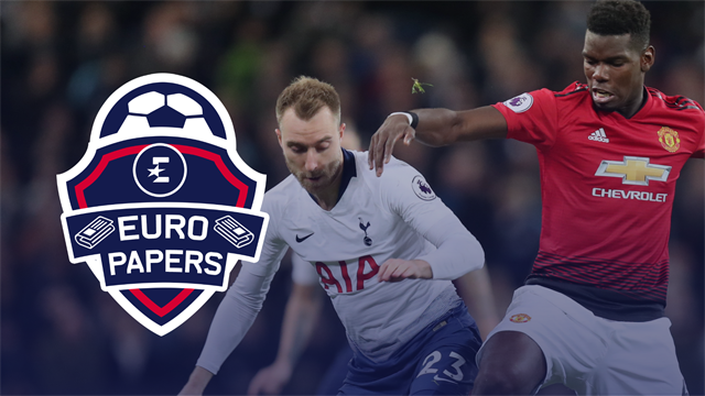Real turn to Eriksen as Pogba hopes fade - Euro Papers Real turn to Eriksen as Pogba hopes fade - Euro Papers