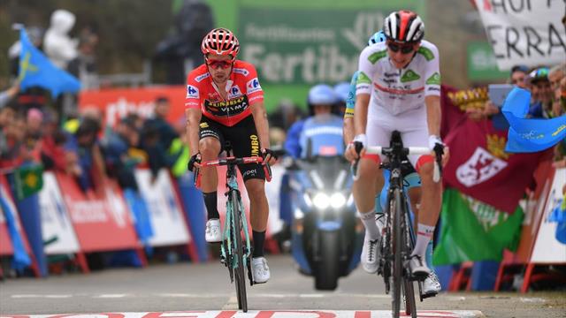 Roglic verteidigt Rot, Valverde fällt zurück - Fuglsang holt Etappen-Sieg