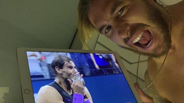 Sergio Ramos también disfrutó en Eurosport del histórico triunfo de Nadal