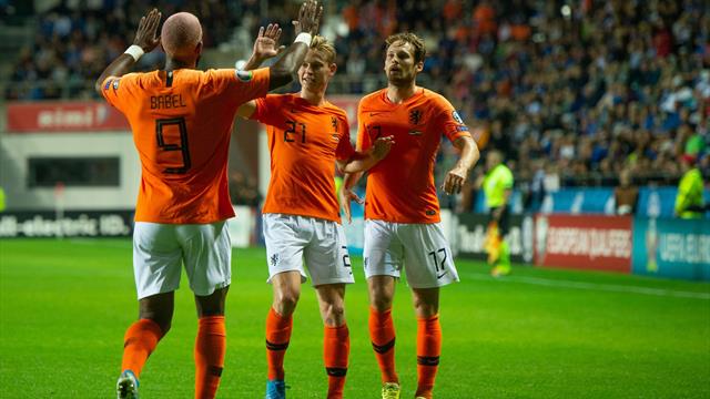 Babel's brace spurs Netherlands to win in Estonia