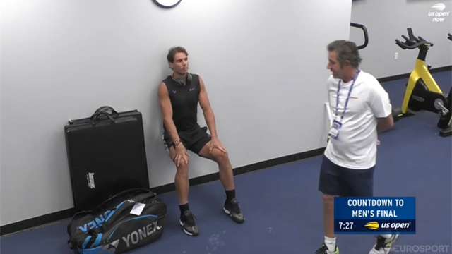 US Open 2019, así es la rutina de Nadal antes de la batalla: las imágenes inéditas del vestuario US Open 2019, así es la rutina de Nadal antes de la batalla: las imágenes inéditas del vestuario