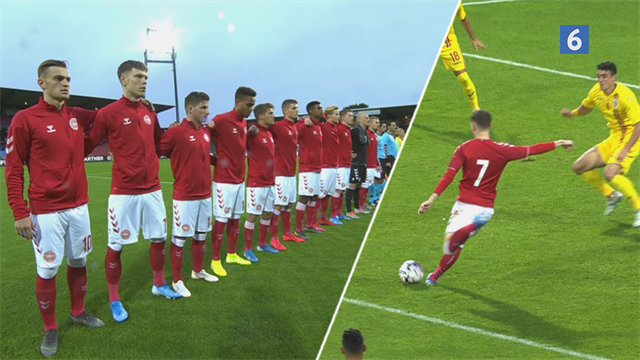 Highlights: Suveræne Skov Olsen og sen straffe-redning sikrede de danske U-21-drenge alle tre point Highlights: Suveræne Skov Olsen og sen straffe-redning sikrede de danske U-21-drenge alle tre point