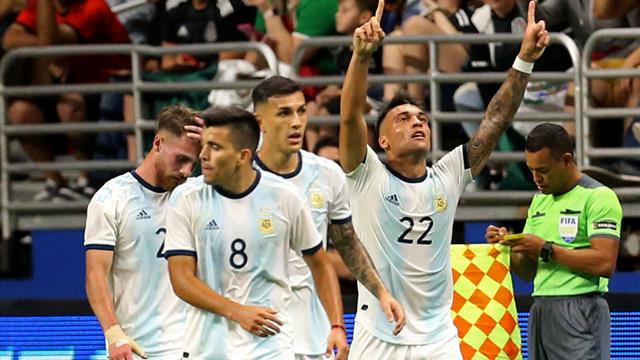 Lautaro Martinez, 'Toro scatenato': tripletta al Messico con la sua Argentina