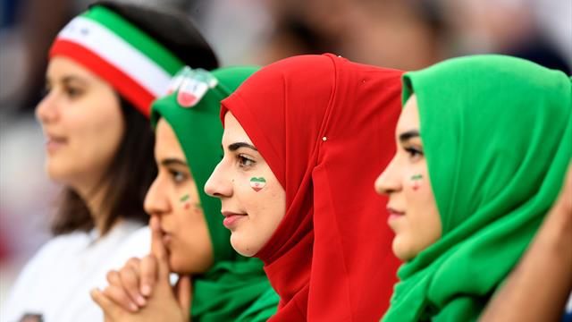 Iranian women attend first football match in 40 years - to see team win 14-0!