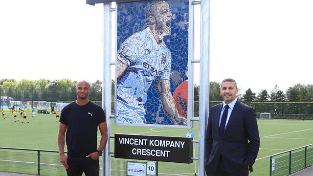 City honour Kompany with sculpture and named road City honour Kompany with sculpture and named road