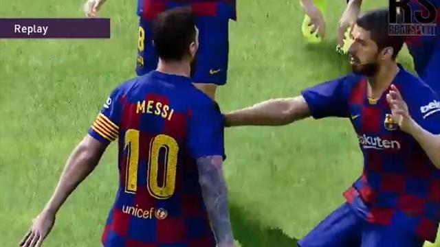 В PES 2020 Месси празднует голы в стиле Роналду