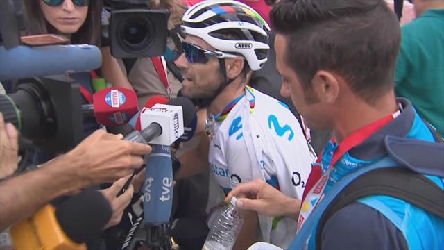 Vuelta a España 2019, Valverde: "Tenía a Nairo por detrás y tampoco podía pasar a relevos" Vuelta a España 2019, Valverde: "Tenía a Nairo por detrás y tampoco podía pasar a relevos"