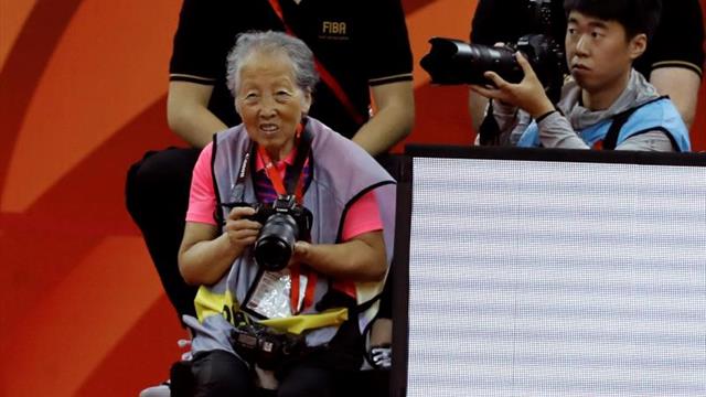 Hong Nanli, la más grande de la cancha en China