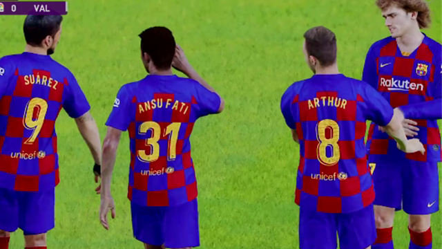 Liga Virtual: Así ha quedado el Barcelona-Valencia Liga Virtual: Así ha quedado el Barcelona-Valencia