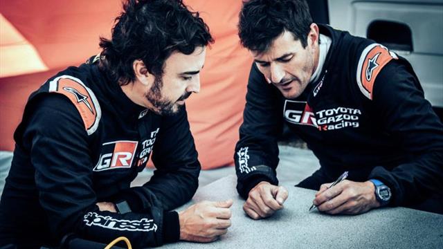 Alonso tendrá de copiloto a Coma y con él disputa ya la Lichtenburg 400
