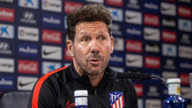 Simeone, tajante: "Ni falta ni sobra ningún jugador en mi plantilla"