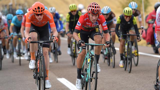 Cadute, ventagli, attacchi a Roglic e la poca etica di Valverde: a Toledo vince Cavagna