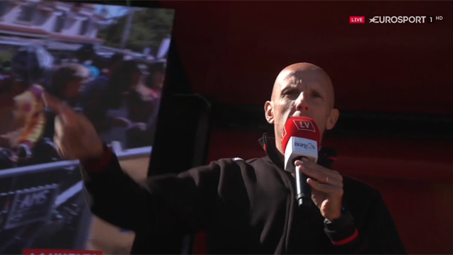 Vuelta a España 2019: Así trabaja Juan Mari Guajardo, el speaker de La Vuelta Vuelta a España 2019: Así trabaja Juan Mari Guajardo, el speaker de La Vuelta