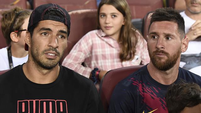 Suarez rétabli, pas Messi