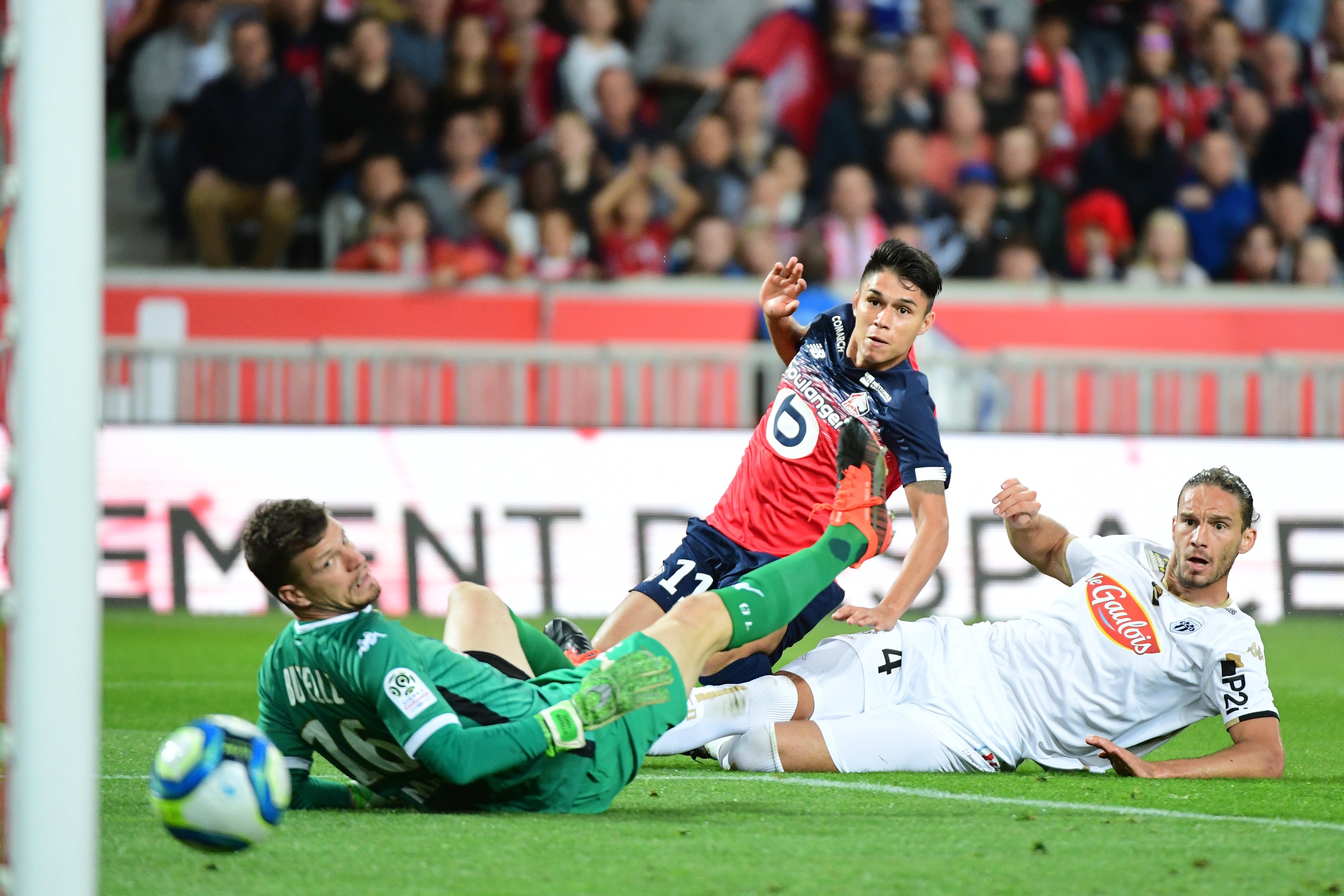 Luiz Araujo buteur pour Lille contre Angers en Ligue 1 le 13 septembre 2019