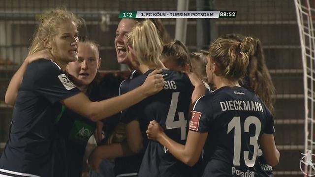 Eigentor und Treffer in den Winkel: Die Highlights von Köln-Potsdam Eigentor und Treffer in den Winkel: Die Highlights von Köln-Potsdam