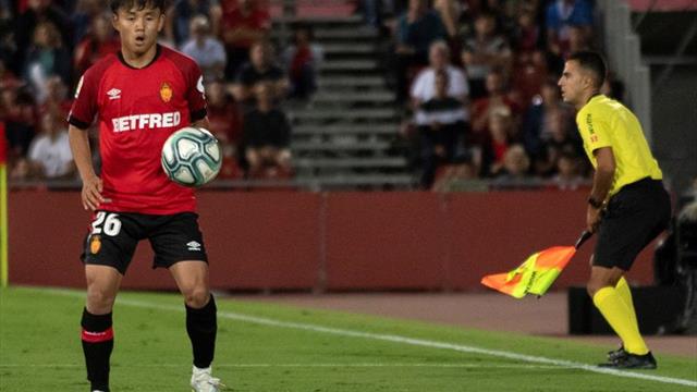 Kubo provoca un penalti en su debut en Son Moix