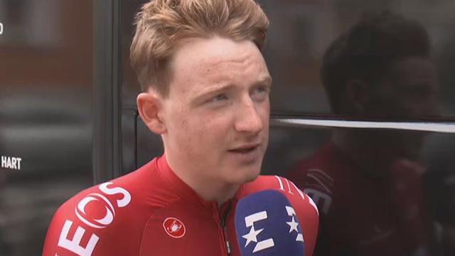 Tao Geoghegan Hart over de etappe van vandaag Tao Geoghegan Hart over de etappe van vandaag