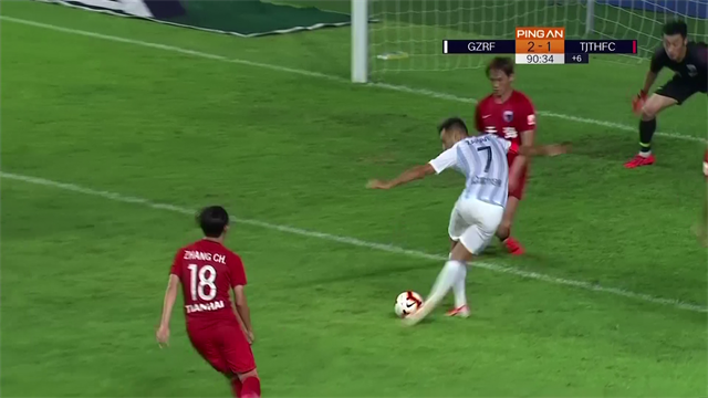 Gol sensazionale in rabona dell'ex Palermo Zahavi nel campionato cinese Gol sensazionale in rabona dell'ex Palermo Zahavi nel campionato cinese