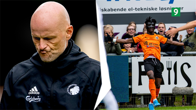 Highlights: Heroiske Hobro trak tænderne ud på løverne i Bendtner-debut Highlights: Heroiske Hobro trak tænderne ud på løverne i Bendtner-debut