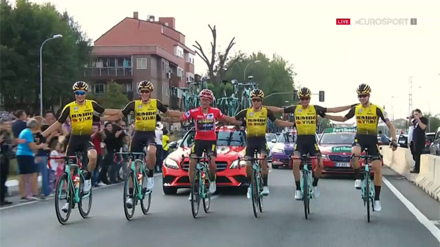 'Lovely moment' - Roglic and Jumbo-Visma celebrate Vuelta win 'Lovely moment' - Roglic and Jumbo-Visma celebrate Vuelta win