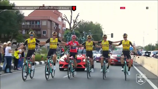 La passerella di Primoz Roglic a Madrid: l’intera giornata in roja dello Sloveno in 100” La passerella di Primoz Roglic a Madrid: l’intera giornata in roja dello Sloveno in 100”