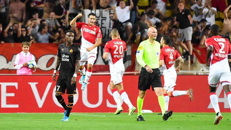 Wissam Ben Yedder buteur pour Monaco contre Marseille en Ligue 1 le 15 septembre 2019