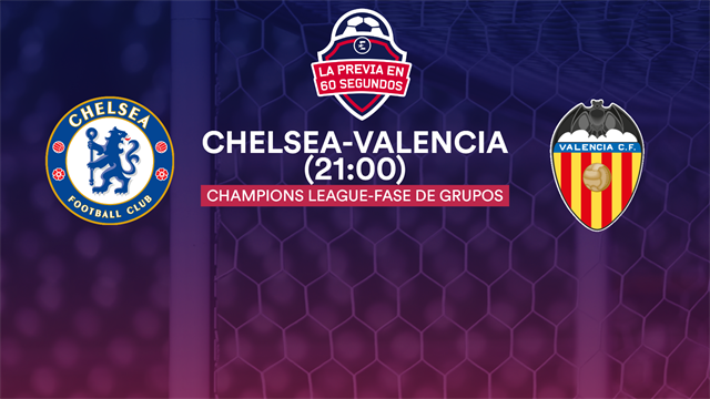 La previa en 60'' del Chelsea-Valencia: En busca de la calma en un complicado estadio (21:00) La previa en 60'' del Chelsea-Valencia: En busca de la calma en un complicado estadio (21:00)