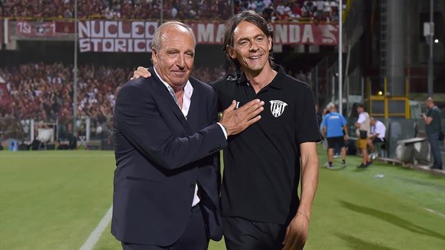 Il Benevento di Inzaghi batte la Salernitana di Ventura: a Salerno è 0-2