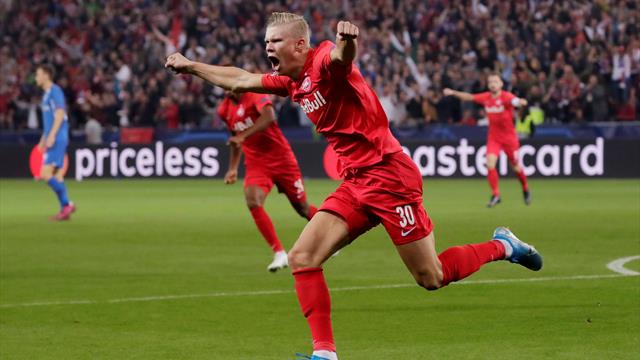 Haaland med eventyrstart i Champions League – senket Genk med hattrick