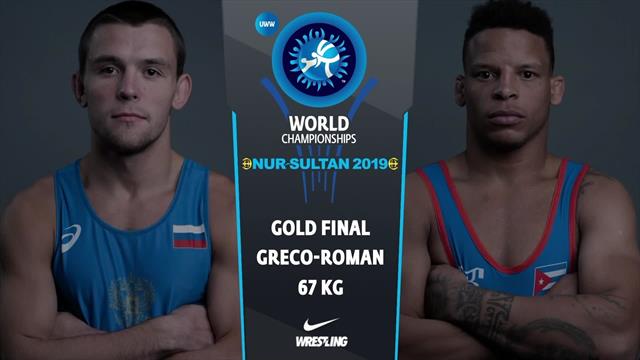 Mondiali Lotta, il cubano Borrero Molina batte il russo Surkov e vince l'oro nel 67 kg Mondiali Lotta, il cubano Borrero Molina batte il russo Surkov e vince l'oro nel 67 kg