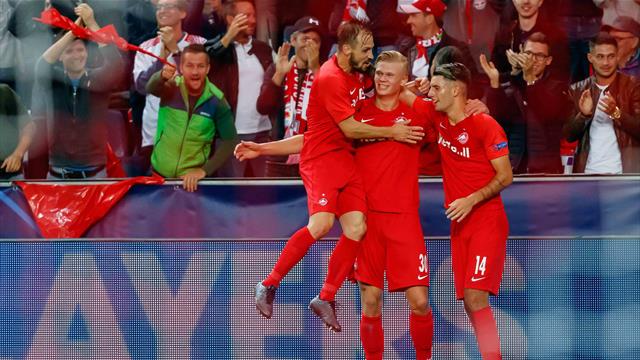 Haaland stars with hat-trick for Salzburg, Barca held by Dortmund
