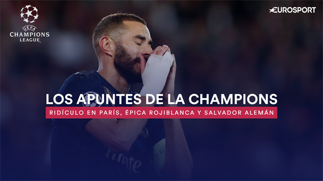 Los apuntes de la Champions (1ª Jornada): Ridículo en París, épica rojiblanca y salvador alemán Los apuntes de la Champions (1ª Jornada): Ridículo en París, épica rojiblanca y salvador alemán