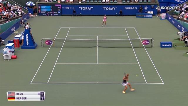 Kerber vs Keys: So lief das Duell in Osaka Kerber vs Keys: So lief das Duell in Osaka