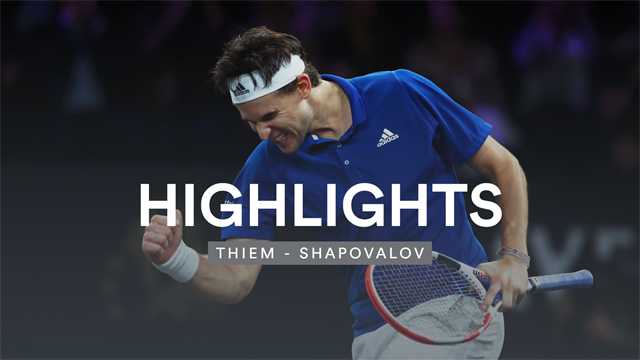 Intensität pur: So knackte Thiem Youngster Shapovalov Intensität pur: So knackte Thiem Youngster Shapovalov