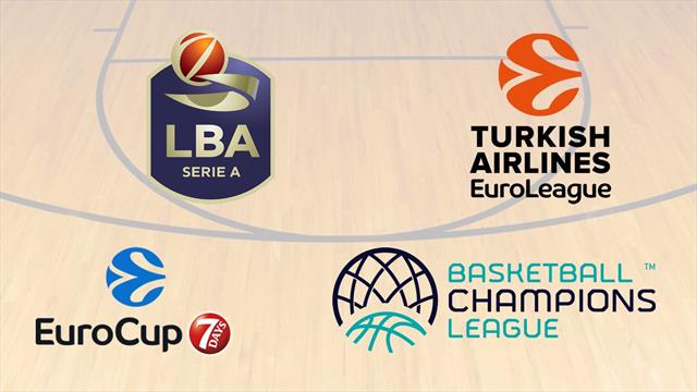 Torna il grande basket LIVE su Eurosport Player: tutta la Serie A, Eurolega, Eurocup e Champions!