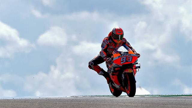 Marquez en pole devant Quartararo