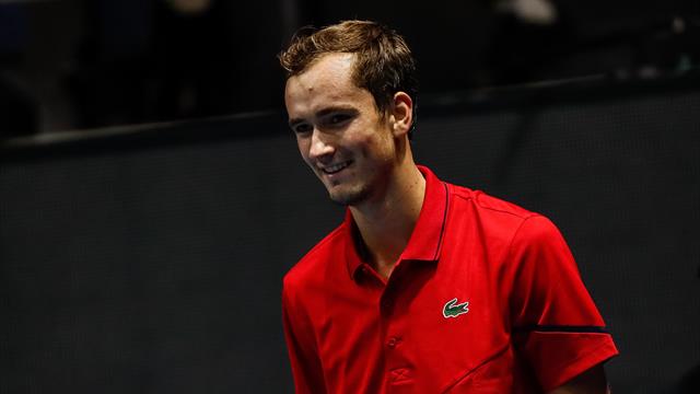 Red-hot Medvedev sets up Coric clash in St Petersburg final