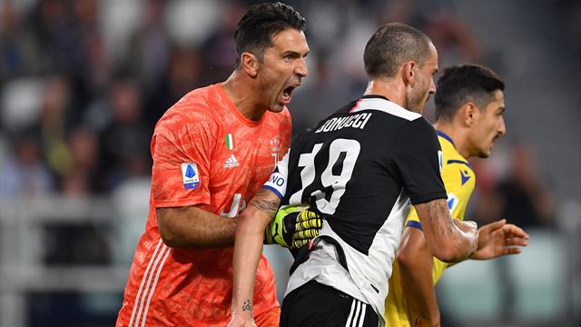 Ramsey-Ronaldo e la Juventus rimonta il Verona: 2-1, ma il protagonista è Buffon