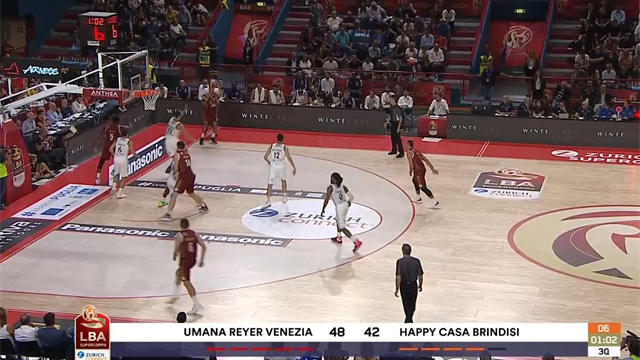 Highlights, semifinale Supercoppa: Umana Reyer Venezia-Happy Casa Brindisi 78-73 Highlights, semifinale Supercoppa: Umana Reyer Venezia-Happy Casa Brindisi 78-73