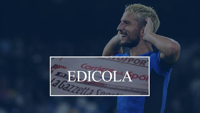 Edicola: Inter su Mertens, il belga arriva già a gennaio? Kessie verso l'addio al Milan