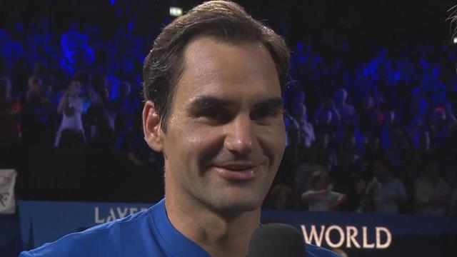 Roger Federer reveals he lost his voice thanks to crazy reaction win against Isner Roger Federer reveals he lost his voice thanks to crazy reaction win against Isner