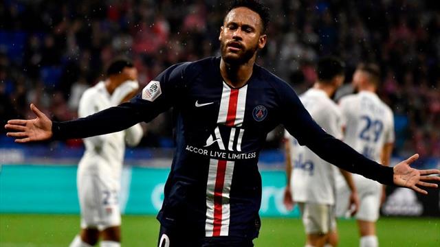 Neymar a înscris golul victoriei cu Olympique Lyon și le-a răspuns contestatarilor