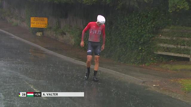 UCI Dünya Şampiyonası'nda kaza (Attila Valter) UCI Dünya Şampiyonası'nda kaza (Attila Valter)
